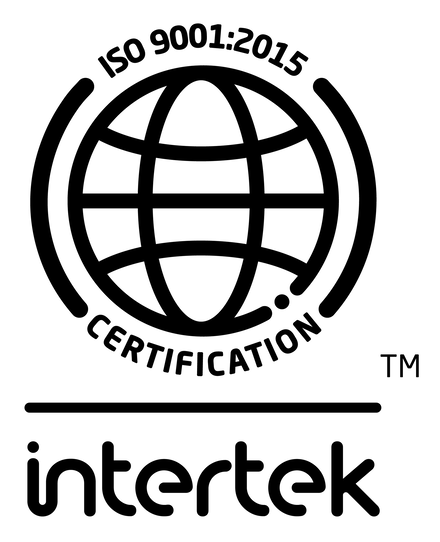 ISO 9001:2015 certified by Intertek